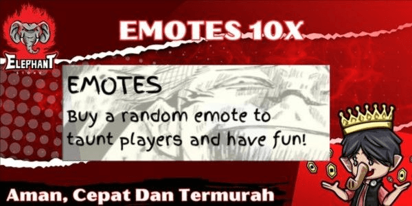 Gambar Product  Emotes 10x to 