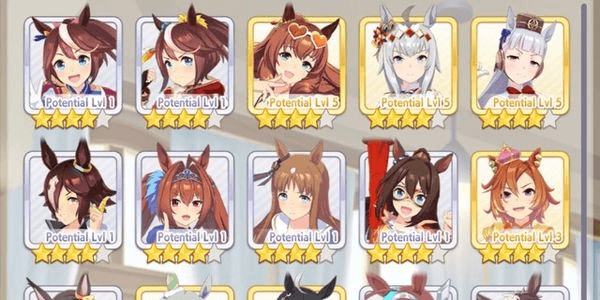 Gambar Product (Global) Akun Uma Musume Kitasan LB 4 + SuperCreek LB 4 + Fine Motion + 31 SSR Random