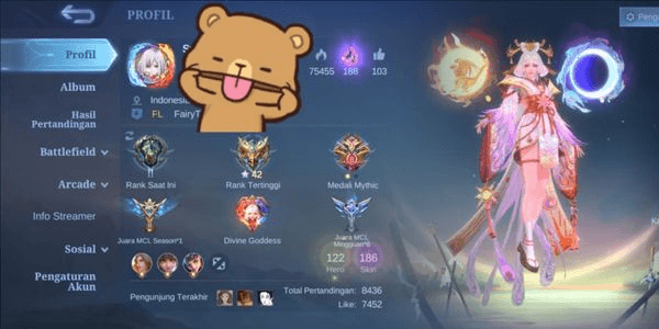 Gambar Product #2026 Akun Mobile Legends Murah GG Skin + Skin Banyak