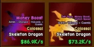 Colossal Skeleton Dragon - Catch and Tame