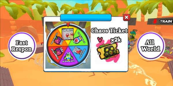 Gambar Product [ Event World ] Ticket Spin Wheel