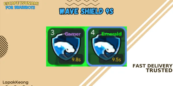 Wave Shield | 9s - Escape Tsunami For Brainrots