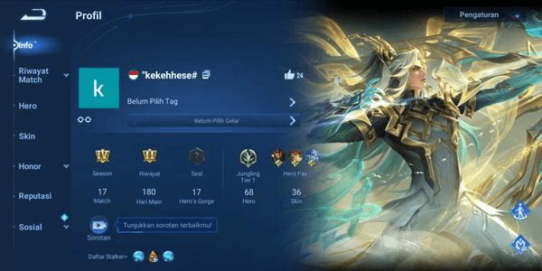 Gambar Product AKUN HOK GG TERMURAH