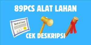 89 Pcs Land Tools