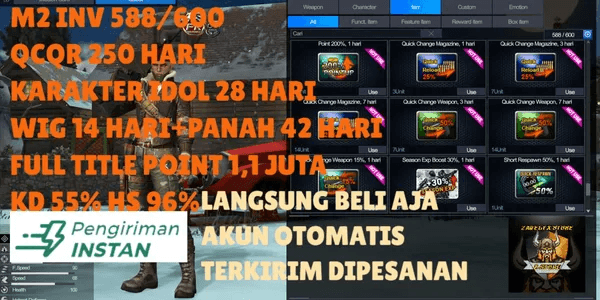 M2 335 QCQR 235 DAY+SKULL 2 DAY FT POINT 800K PANAH14D+KARAKTER95D+HV55D+MEGA28D+SLOT38D KDHSGAMINUS [WAJIBCHAT]