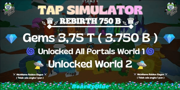 Gambar Product Account Tap Simulator | World 1 | Instant Delivery #3