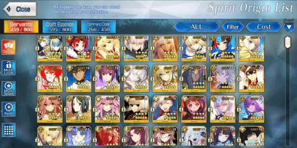 [NA] FGO NA Account 32 SSR (36 NP)