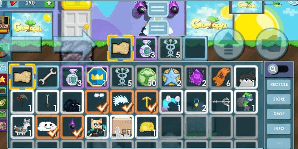 Gambar Product 2350 Growtoken Items + 50 Growtoken + Space Cat + Royal Growpass (10$)