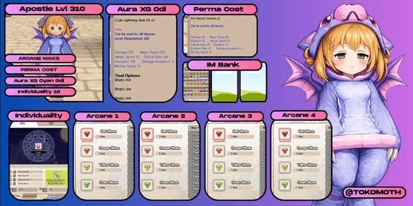 Gambar Product PREMIUM HIGH SPEC ACCOUNT – Apostle LVL 310 | Aura XG ODI | Indiv 9