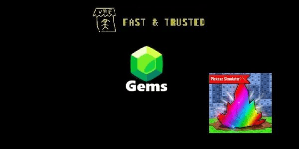 Gambar Product 100M Gems - Pickaxe Simulator - Vee Xpress