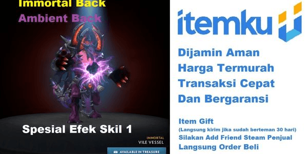 Gambar Product Vile Vessel (Shadow Demon set + Immortal Collector's Cache Winter 2024 Heroes' Hoard)