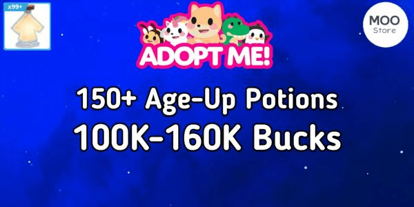 Gambar Product Akun Adopt Me Bonus 150+ Potions + Bonus Bucks