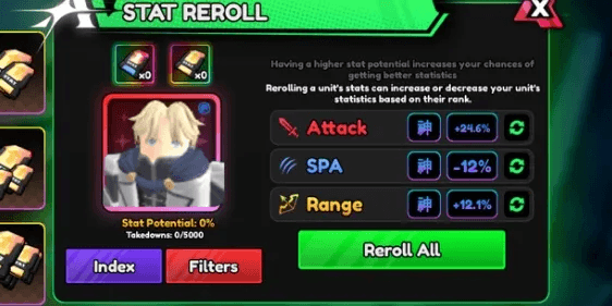  Full Godly Stats | Random Unit | Anime Vanguards | Fast Delivery