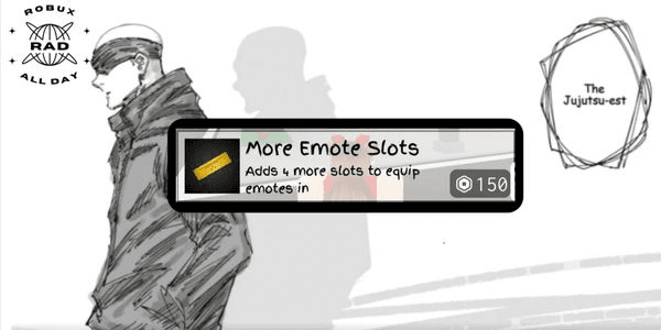 Gambar Product MORE EMOTE SLOTS - JUJUTSU SHENANIGANS