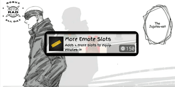 MORE EMOTE SLOTS - JUJUTSU SHENANIGANS
