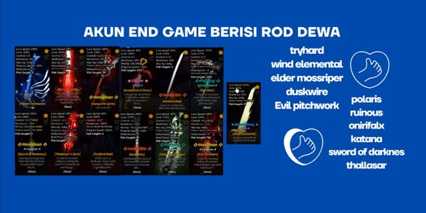 Gambar Product Akun Onirifalx+Wind Elemental+Rod Limited