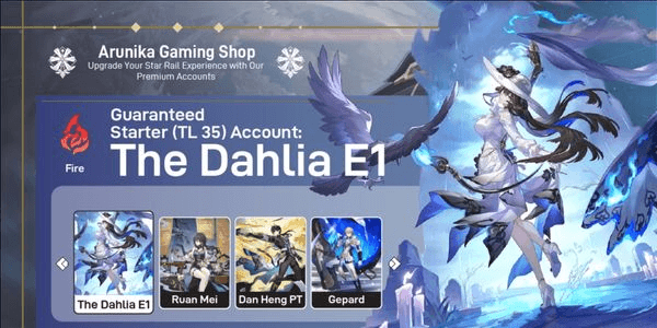 Gambar Product AKUN STARTER - BONUS 23 REGULAR PASS - THE DAHLIA E1 + RUAN MEI + DAN HENG PT + GEPARD [ASIA]