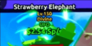 STRAWBERRY ELEPHANT(UFO) | DIVINE | lv 150 | 2.54 SP/s