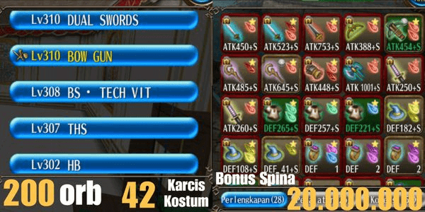 Gambar Product AKUN LEVEL CAP