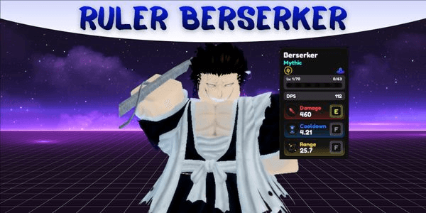 Gambar Product Akun Ruler Trait Berserker | 0.1% Chance | Super Starter Account - Universal Tower Defense