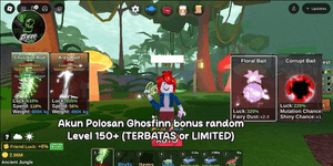 Akun Polosan Ghosfinn bonus random (LIMITED or TERBATAS)