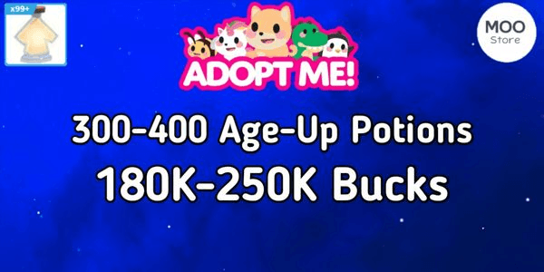 Gambar Product Akun Adopt Me Bonus Banyak Potions + Banyak Bucks