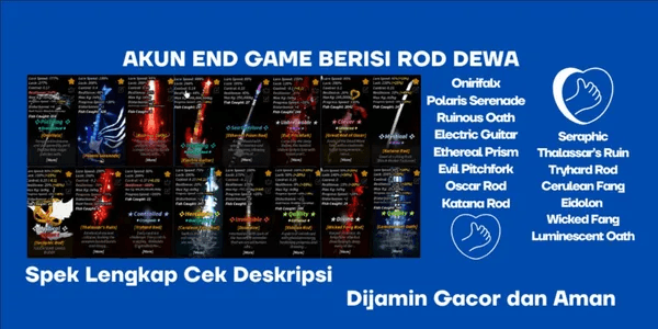 FISH ACCOUNT DEWA ROD END GAME