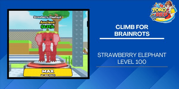 Gambar Product Ancient Strawberry Elephant Level 100 (Max)
