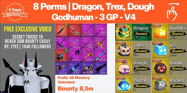 Gambar Product Akun Fruit Permanent - No 5