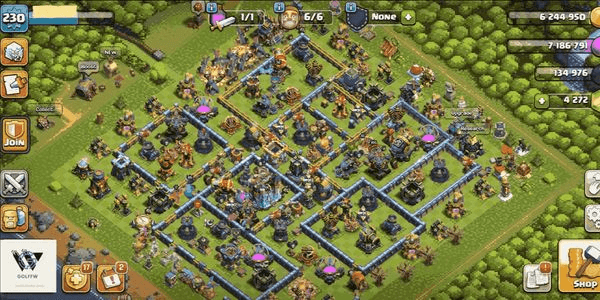 Gambar Product Premium Clash of Clans Account | TH18 | 230 XP | 4K Gems | 2 Max Heroes | High-Level Troops & Hero Gear | Name Change Available