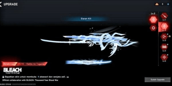 Gambar Product Akun Blood Strike Polosan Skin QBZ95