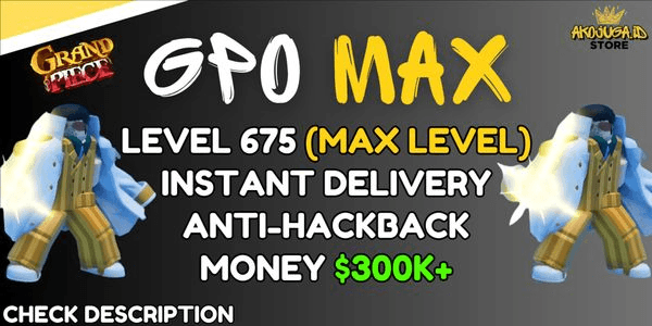 Gambar Product GPO Account - Level 675 (MAX) | Money/Peli 300K++