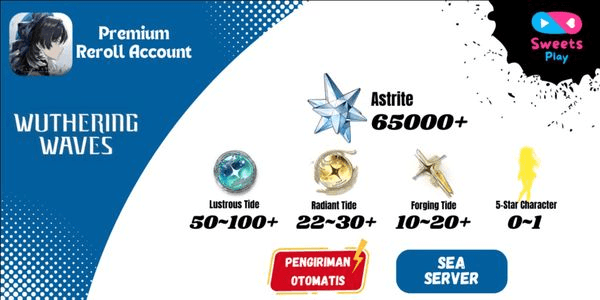 Gambar Product [SEA] Wuthering Waves Premium Reroll Account