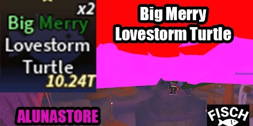 Big Merry Lovestrom Turtle - Limited Fisch