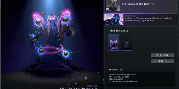 Evolution of the Infinite (Bundle Enigma Collector's Cache TI 10)