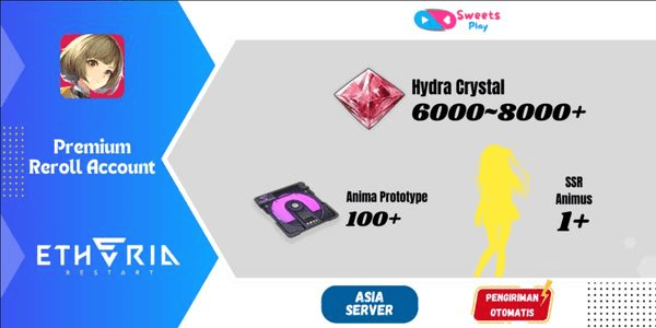 Gambar Product [ASIA] Etheria: Restart Premium Reroll Account