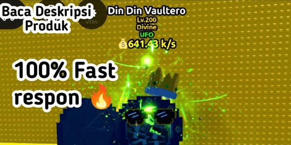 Gambar Product Din Din Vaultero | UFO lvl MAX