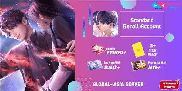 Gambar Product [GLOBAL-ASIA] Love And Deepspace Standard Reroll Account