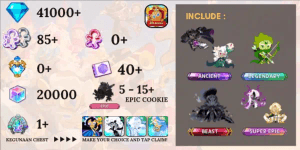 Akun Reroll SIAP GACHA Starter [Dark Cacao] - 13