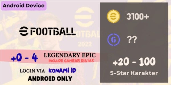 Gambar Product Akun Reroll eFootball [Android] - 7
