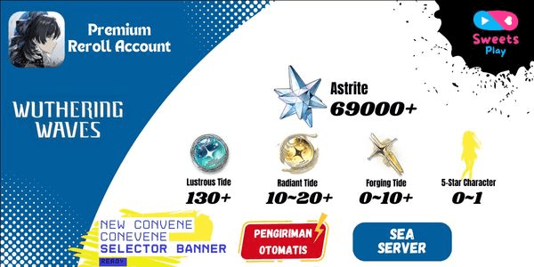 Gambar Product [SEA] Wuthering Waves Premium Reroll Account