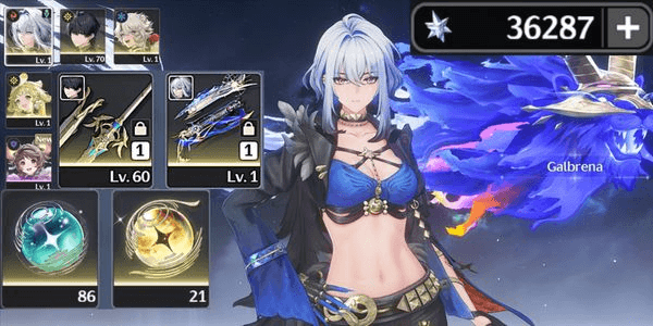 Gambar Product SEA | SSR Galbrena + Signature | Asterite + Special Gacha Tickets (Same as Screenshot) Instant Delivery 100% READY