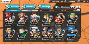 Extreme Character Law WINNER ISLAND लेवल मैक्स बूस्ट 2 पावर 10K + Medal B9 Ada + Bahmed Ada + Solo All Mode फ्रेश + अन्य OPBR