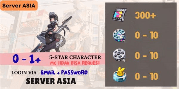 Gambar Product Akun Reroll SIAP GACHA Starter [ASIA] - 1