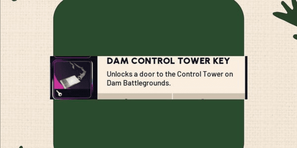 Dam Control Tower Key (Epic)