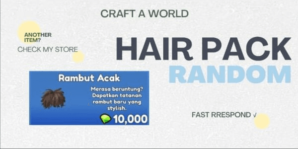 Gambar Product Hair Pack - Craft a World