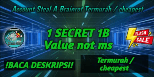 Account Steal A Brainrot Termurah / Cheapest