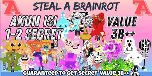 AKUN SECRET VALUE 3B+ - STEAL A BRAINROT