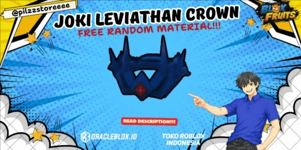 Gambar Product Joki/Boosting Leviathan Crown - Free random material!