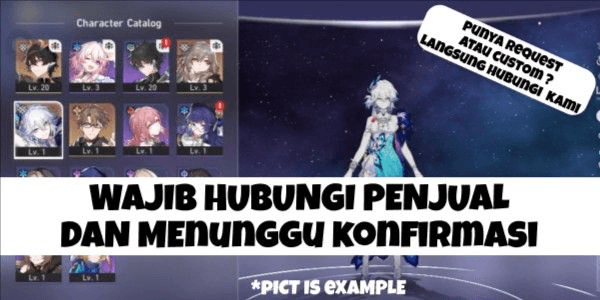 Android Character Token Beli Akun ASIA Starter | Yao Guang + Dan Heng PT + Random SSR Character ...